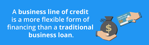 business line of credit graphic 
